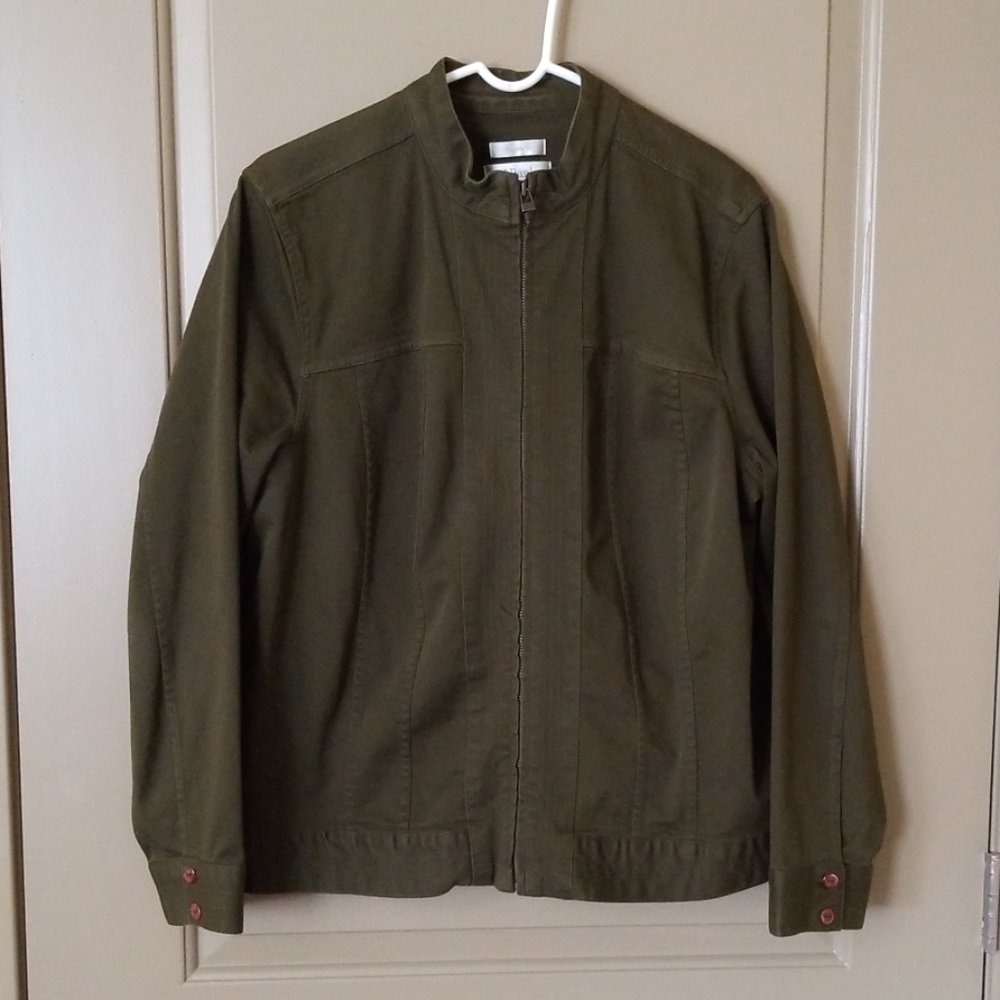 CJ Banks Twill jacket